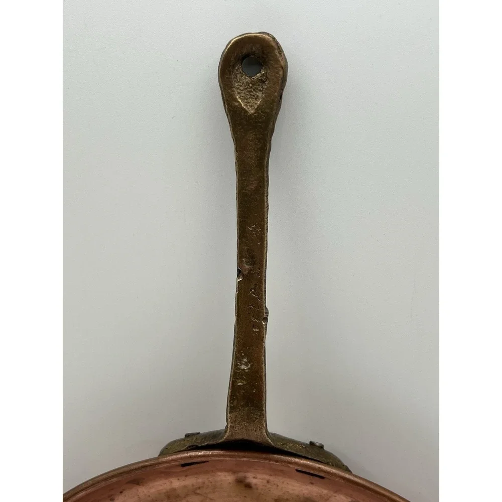 antique‎ French copper 6 egg Escargot pan 9.5